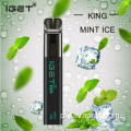 IGET KING 2600 PUFFS Cigarro eletrônico Top Sale